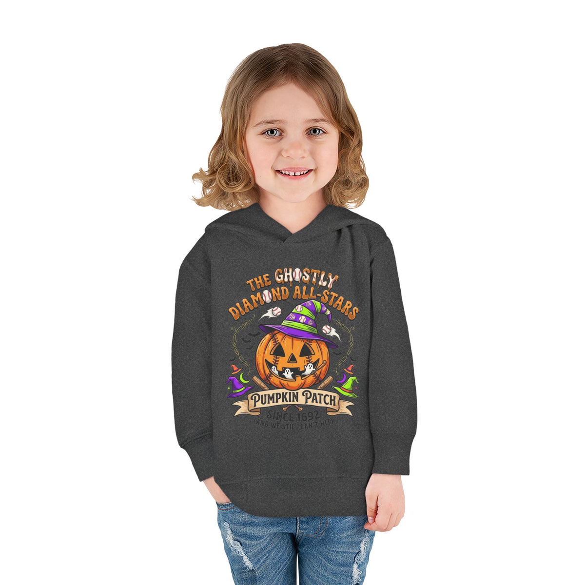 Toddler Hoodie - Cute Halloween Pumpkin Patch Pullover ("Pumpkin Patch Since 1692")