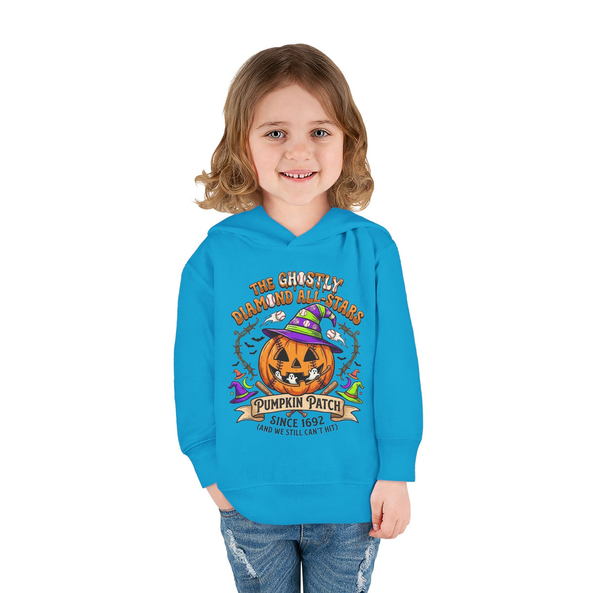 Toddler Hoodie - Cute Halloween Pumpkin Patch Pullover ("Pumpkin Patch Since 1692")