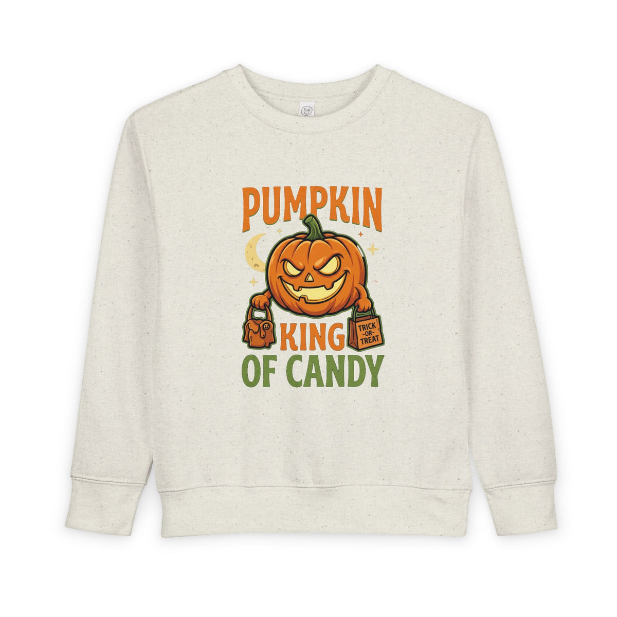 Toddler Sweatshirt - 'Pumpkin King of Candy' Halloween Pullover
