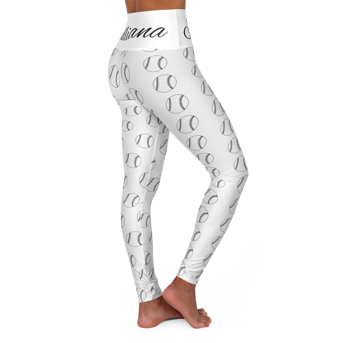 High Waisted Yoga Leggings (AOP)