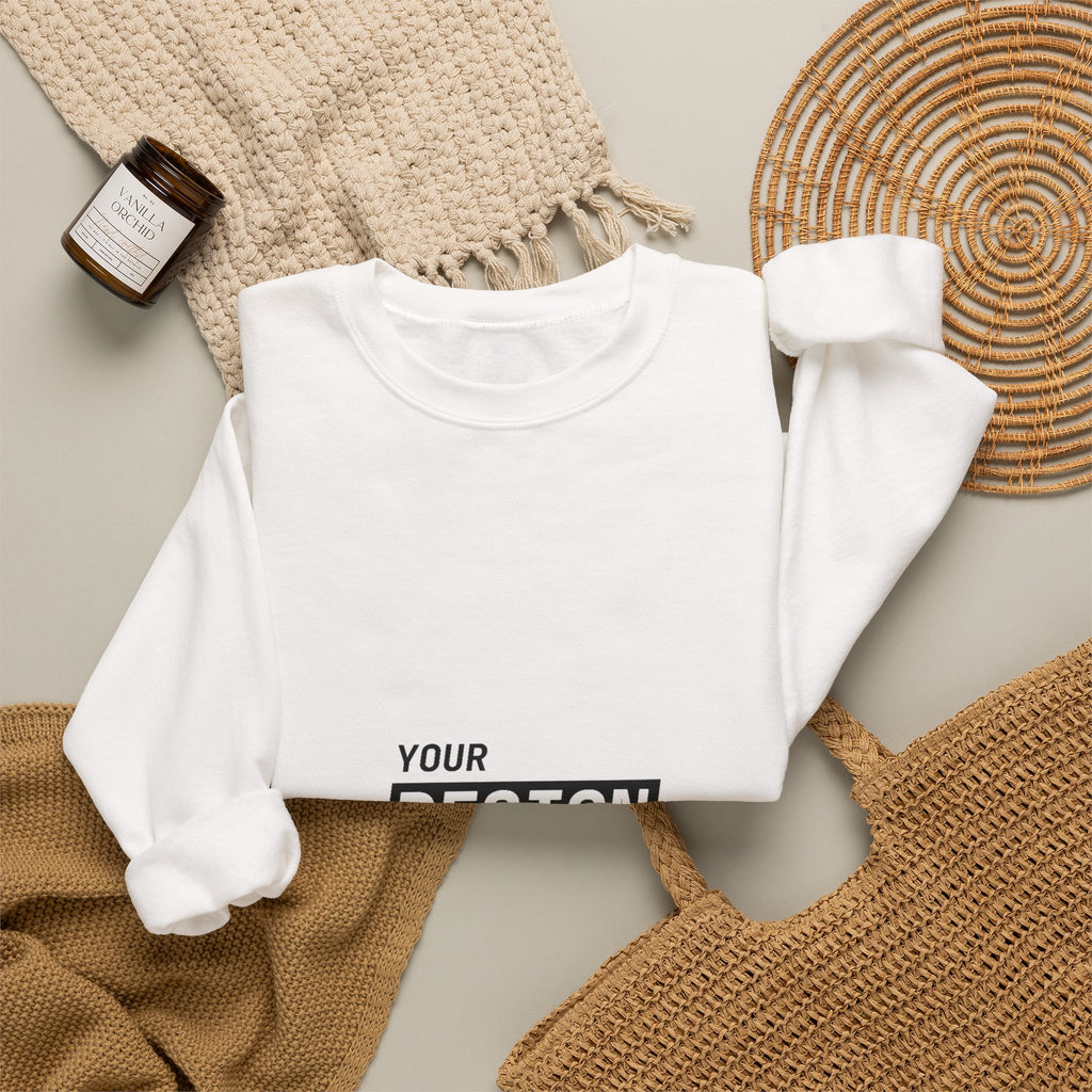 Copy of Crewneck Sweatshirt — Custom Logo Chest & Back Design