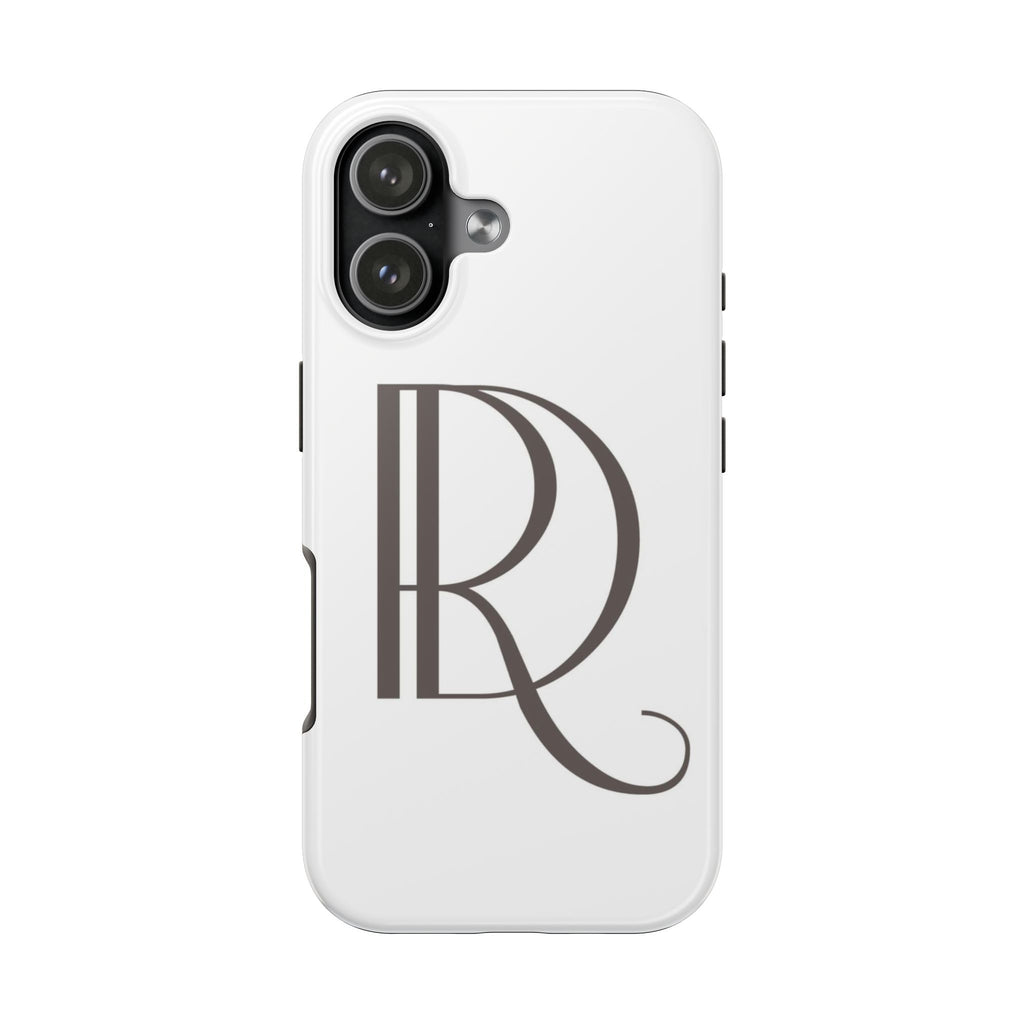 Monogram R Tough Phone Case — Elegant Initial Protective Case