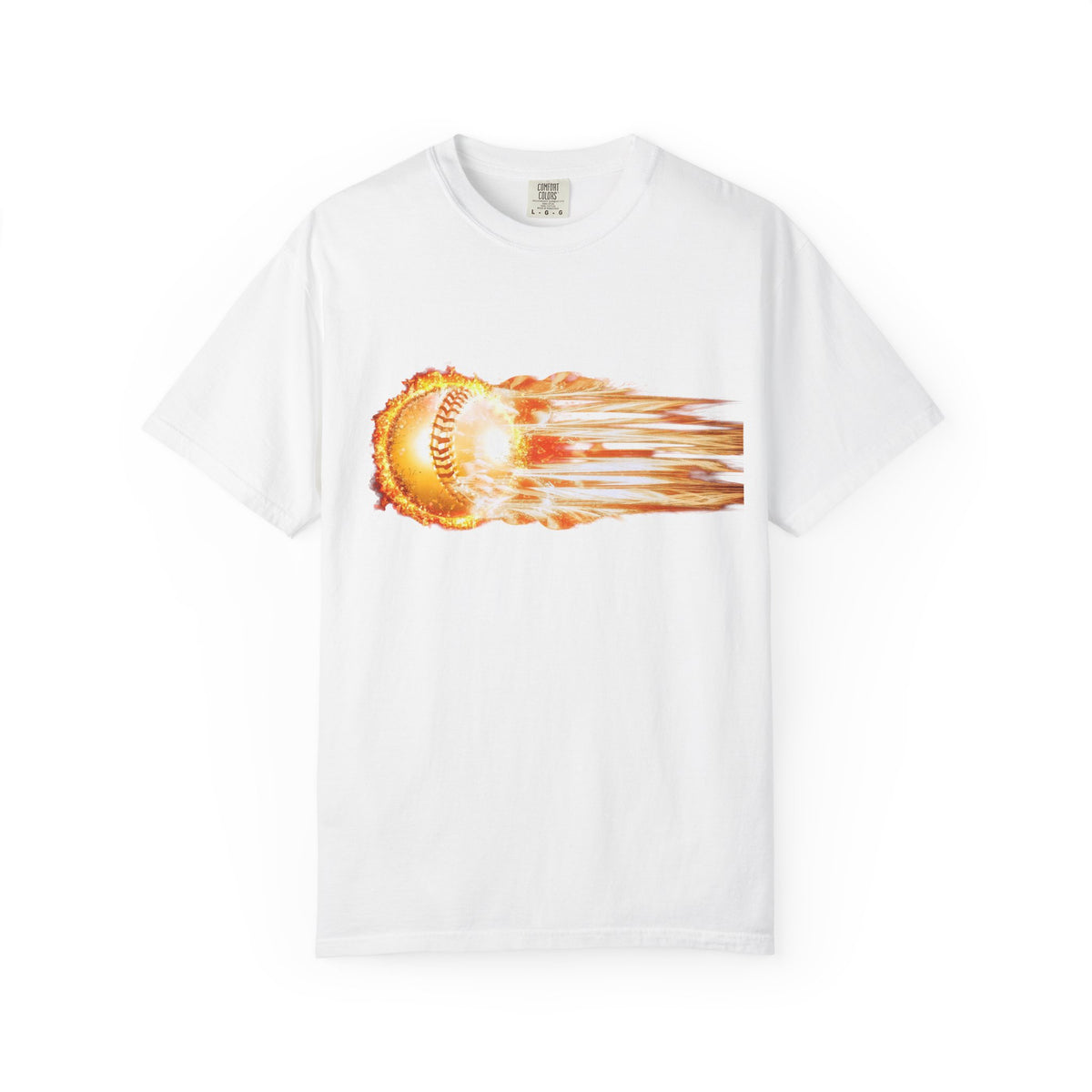 Meteor Skull Fireball T-Shirt — Flaming Skull Graphic Tee