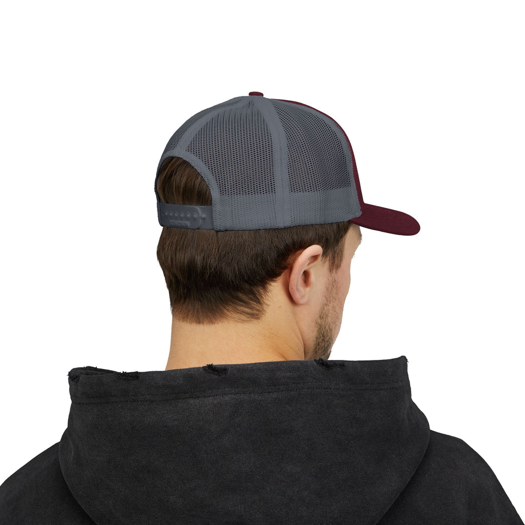 Trucker Cap — Black Tribal Dragon Snapback