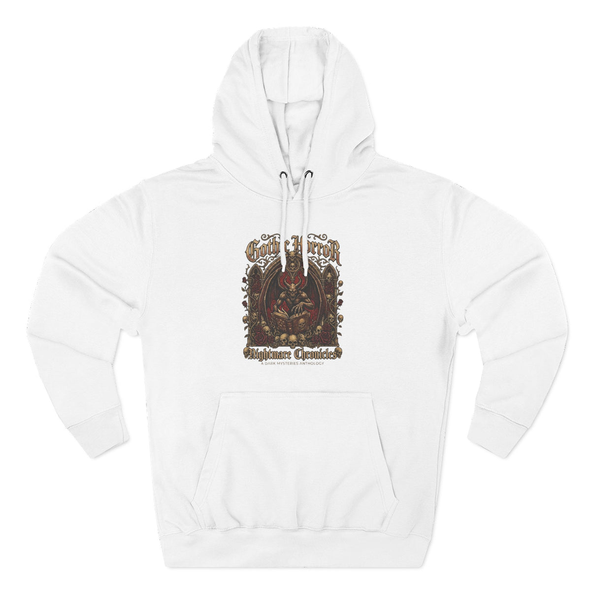 Three-Panel Fleece Hoodie