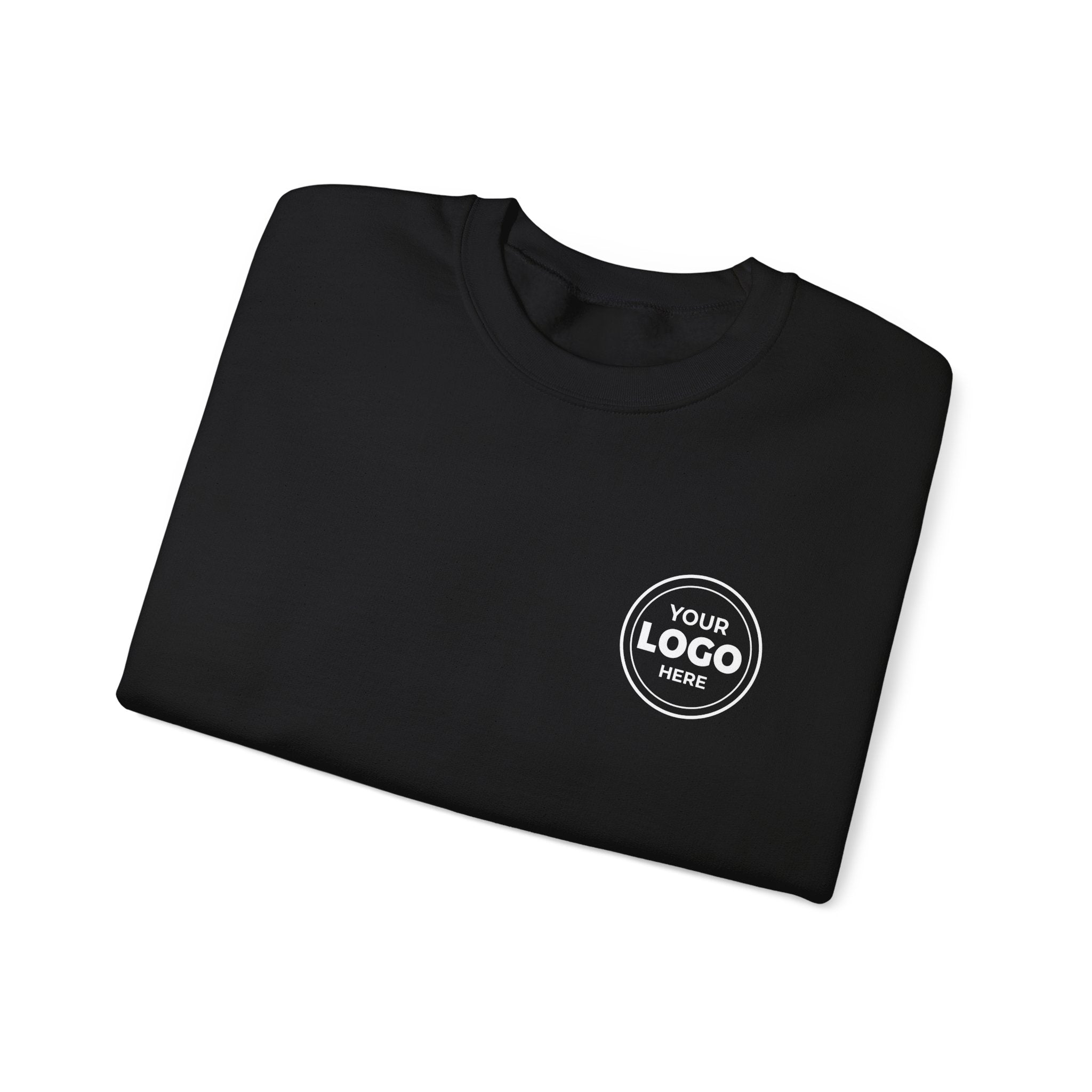 Crewneck Sweatshirt — Custom Logo Chest & Back Design