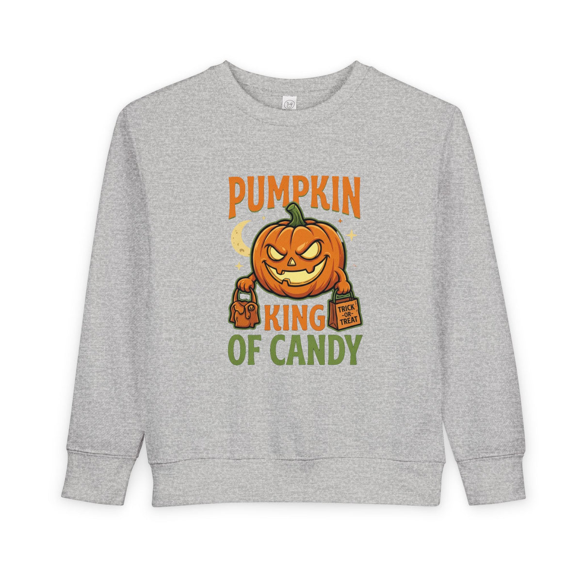 Toddler Sweatshirt - 'Pumpkin King of Candy' Halloween Pullover