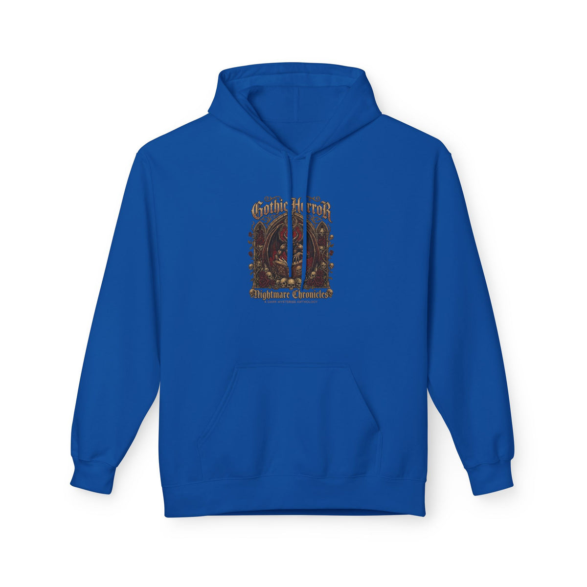Vintage Botanical 'Autumn Camper' Hoodie — Retro Forest Camping Graphic