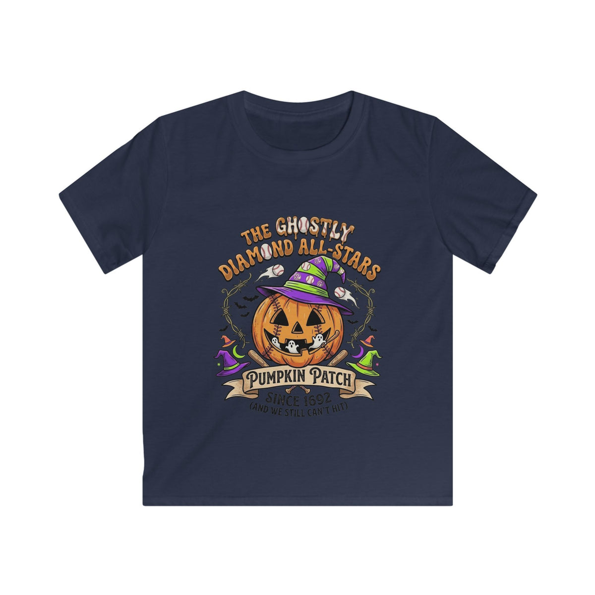 Kids Tee — "Pumpkin Patch Since 1692" Halloween Jack-O'-Lantern Shirt