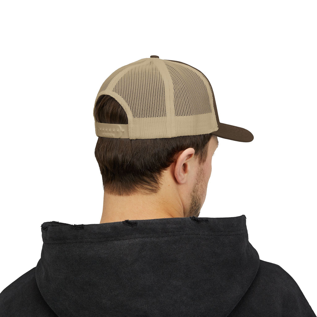 Trucker Cap — Black Tribal Dragon Snapback