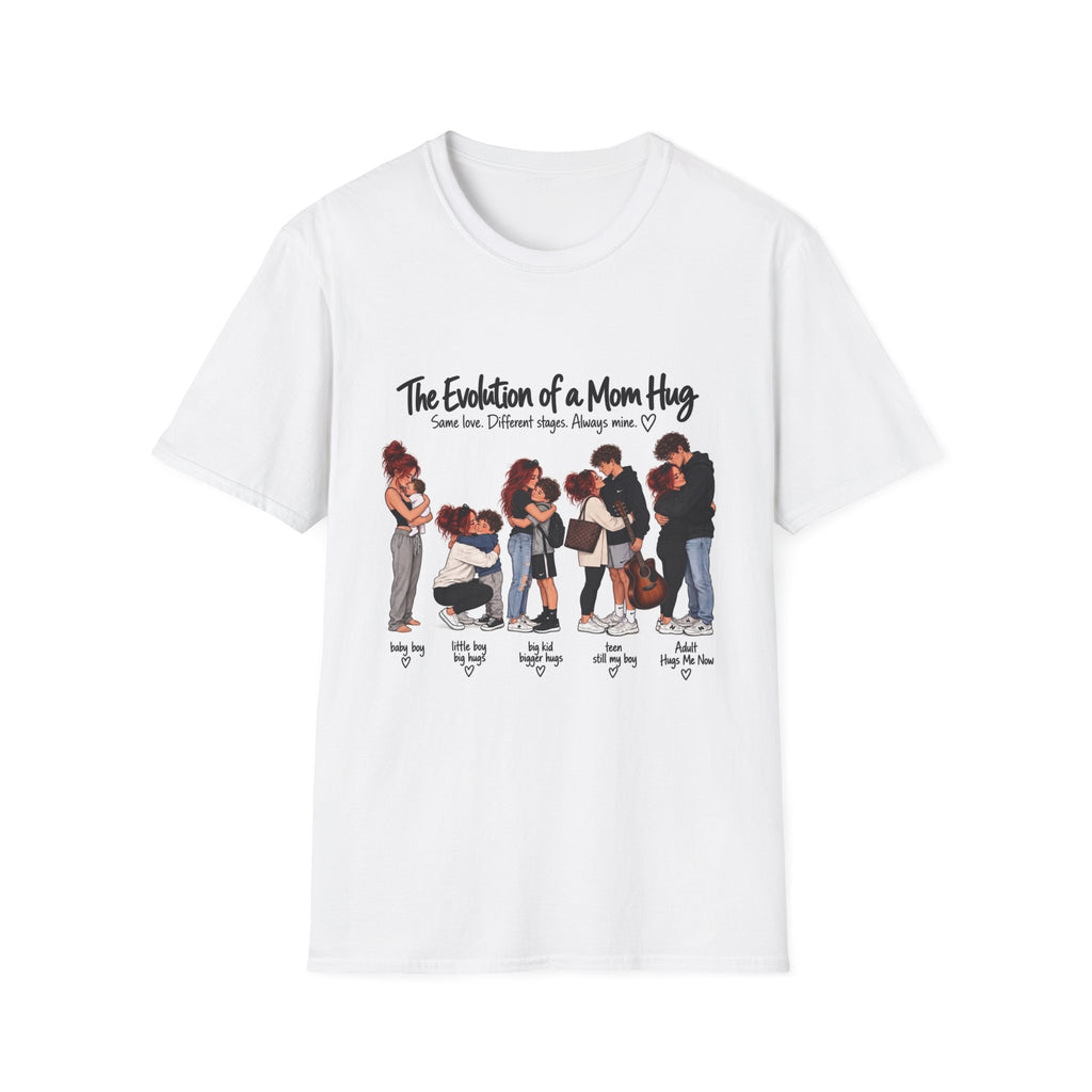 The Evolution of a Mom Hug T-Shirt Boy — Funny Mom Life Tee