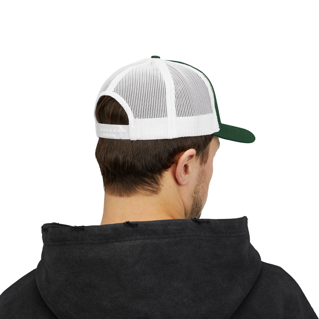 Trucker Cap — Black Tribal Dragon Snapback
