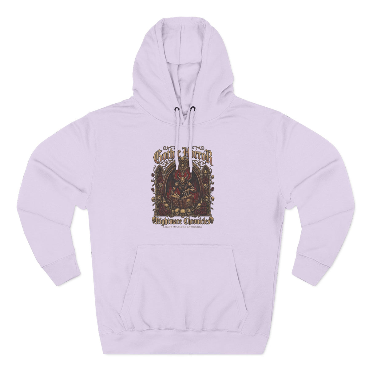 Three-Panel Fleece Hoodie
