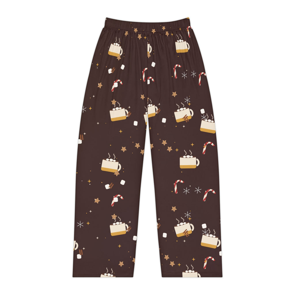 Hot Cocoa Night Women's Christmas Pajama Pants — Cozy Hot Chocolate Lounge Pants, Holiday PJ Bottoms for Her