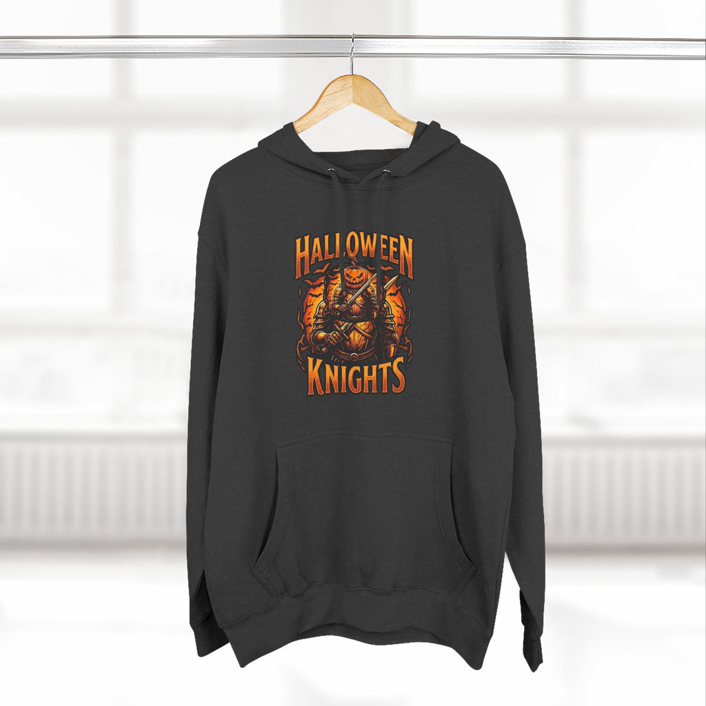 Halloween Knights Hoodie — Pumpkin Skull Graphic Pullover