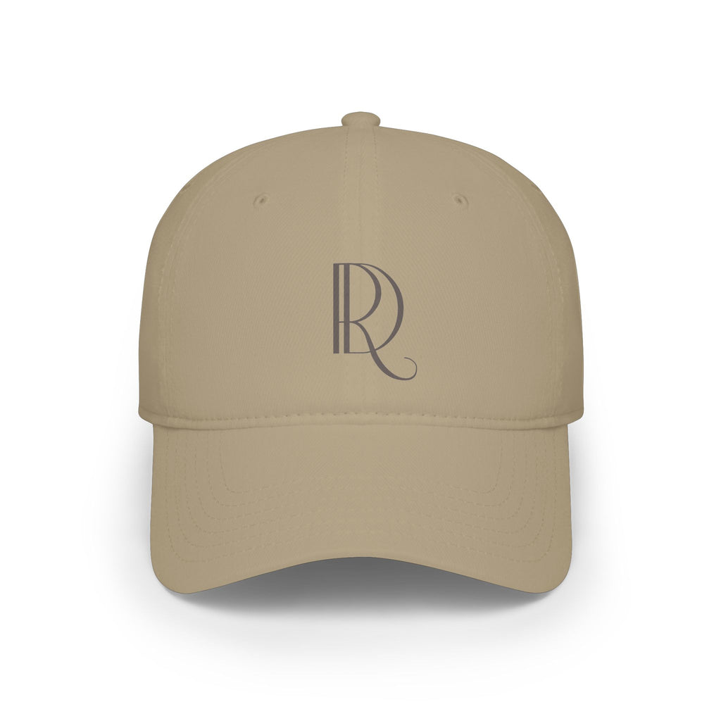Monogram R Low Profile Baseball Cap