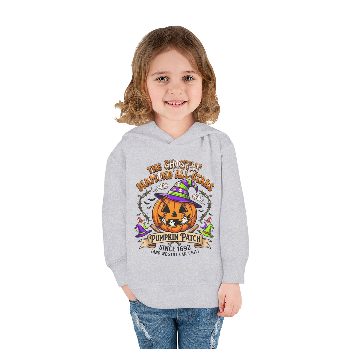 Toddler Hoodie - Cute Halloween Pumpkin Patch Pullover ("Pumpkin Patch Since 1692")