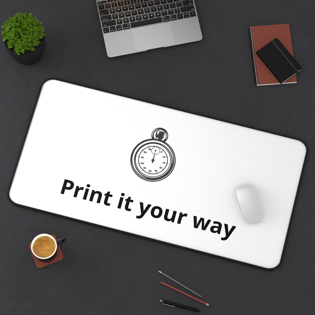 Custom Desk Mat — Large Personalized Office Mousepad