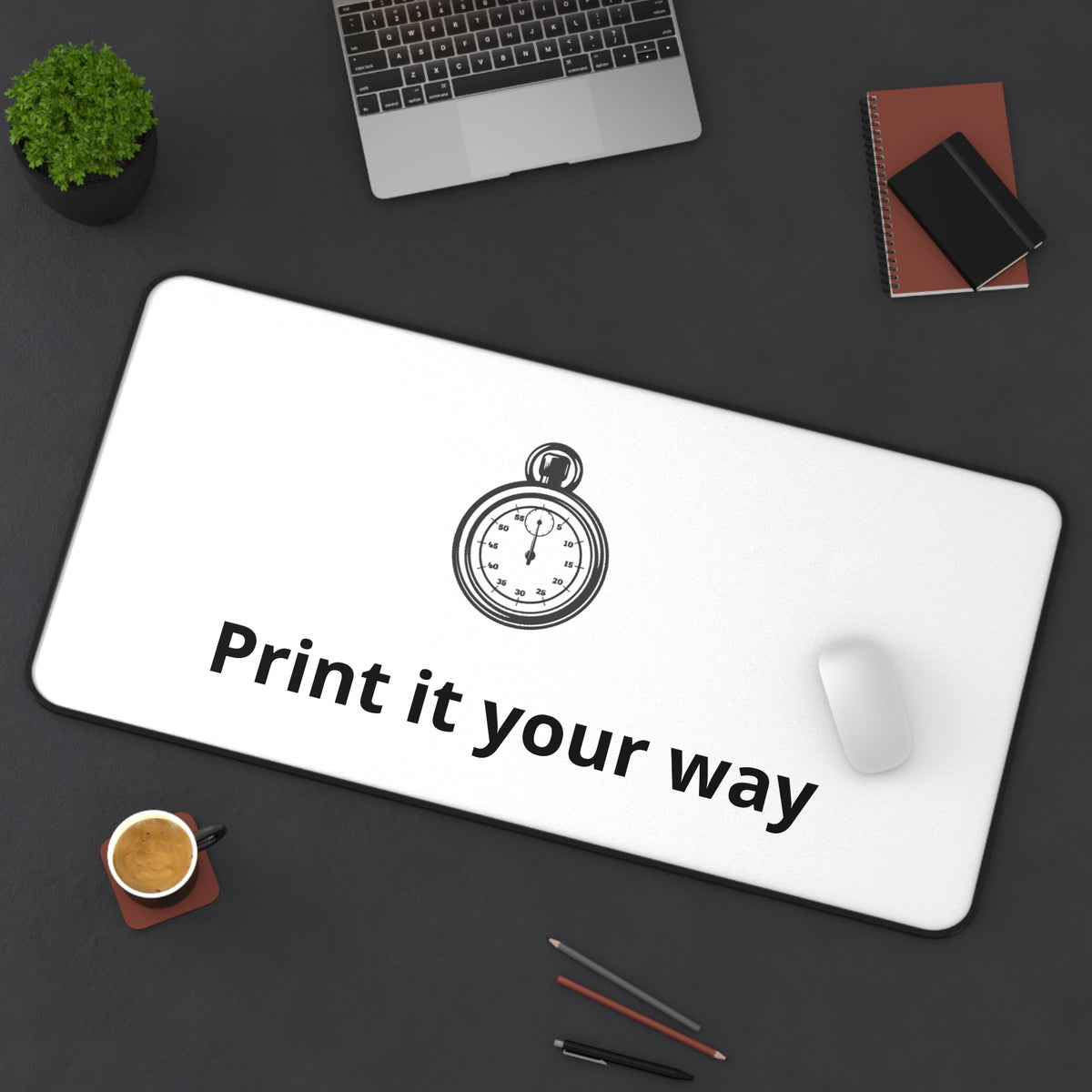 Custom Desk Mat — Large Personalized Office Mousepad