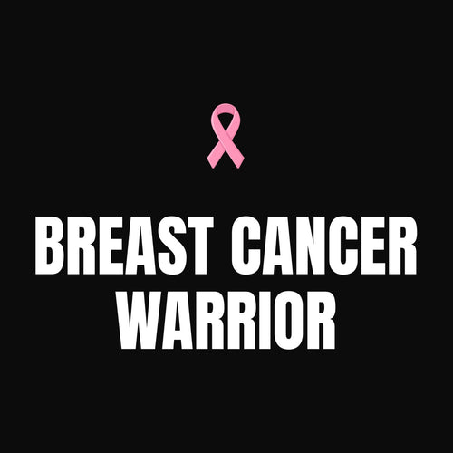 Breast Cancer Warrior design close-up