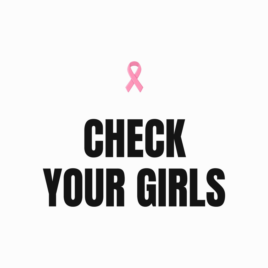 Check Your Girls design close-up