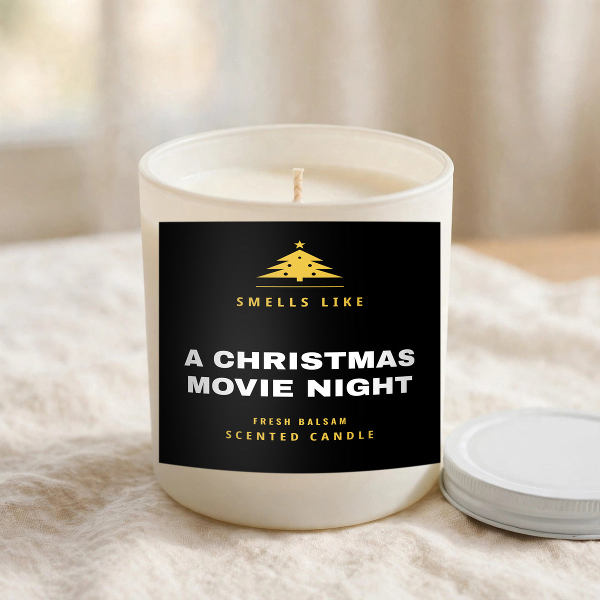 Smells Like a Christmas Movie Night Scented Candle